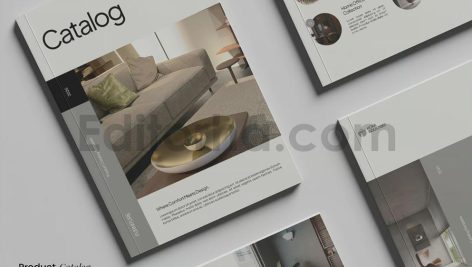دانلود فایل لایه باز کاتالوگ محصولات مبلمان Furniture Product Catalog
