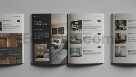 دانلود فایل لایه باز کاتالوگ محصولات مبلمان Furniture Product Catalog