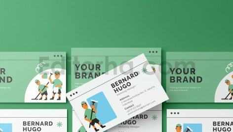 Cleaning Service Business Card