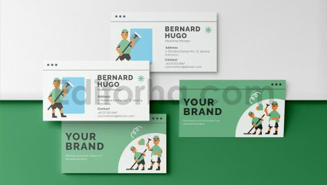 Cleaning Service Business Card