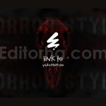 horror logo for premiere pro