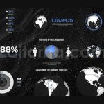 دانلود پروژه آماده پریمیر: اینفوگرافیک‌ های سیاره‌ ای Infographics Planet