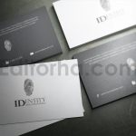 دانلود فایل لایه باز کارت ویزیت مدرن با دیزاین هویتی Identity Business Card