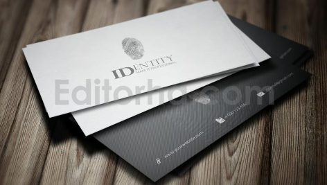 دانلود فایل لایه باز کارت ویزیت مدرن با دیزاین هویتی Identity Business Card