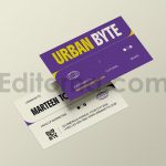 دانلود فایل لایه باز کارت ویزیت حرفه ای Urban Byte – Business Card