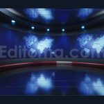 3d virtual studio news studio background