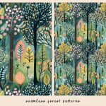 دانلود ۱۲ پترن جنگلی خاص و زیبا Seamless Forest Patterns