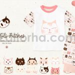 دانلود پترن بچه گربه Cats Kids Patterns