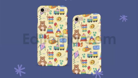 دانلود 15 پترن لایه باز اسباب بازی کودک Kids Time Seamless Patterns