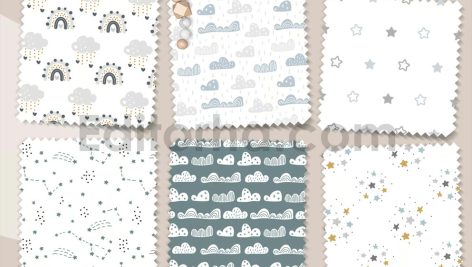 دانلود پترن لایه باز کودکانه Baby nordic patterns