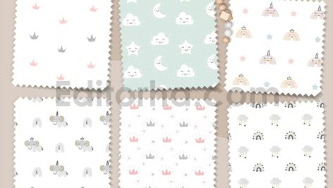 دانلود پترن لایه باز کودکانه Baby nordic patterns