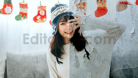 Peeling Wall Photo Effect