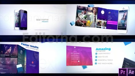 دانلود پروژه آماده پریمیر: تیزر معرفی اپلیکیشن Promotion App
