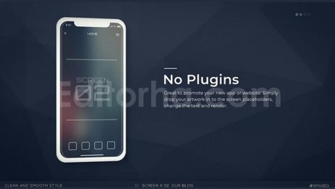 دانلود پروژه آماده پریمیر: تبلیغ اپلیکیشن موبایل با موسیقی Mobile App Promo