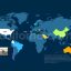 دانلود پروژه آماده پریمیر: نقشه جهان با موسیقی World Map Info