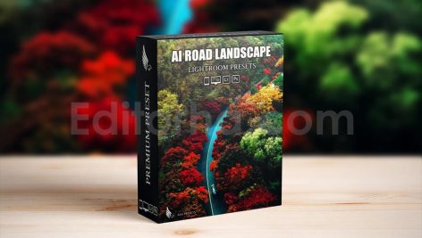 ai optimized moody cinematic road lightroom preset