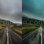 ai optimized moody cinematic road lightroom preset