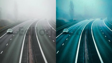 ai optimized moody cinematic road lightroom preset