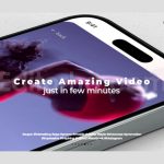 modern app promo clean promo video phone mockup fo