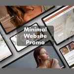 minimal website promo