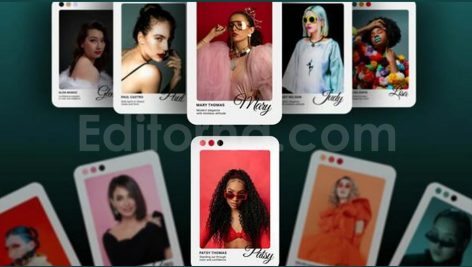 Profile Slideshow Cards