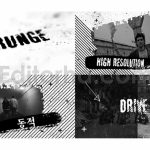 grunge slideshow for davinci resolve