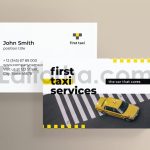 Taxi Services Business Card