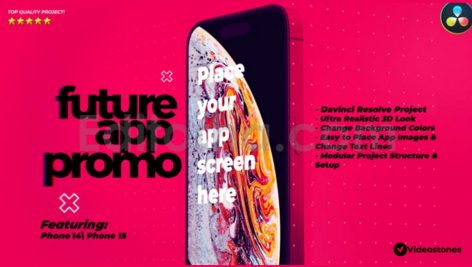 future app promo 3d mobile mockup app demo video d