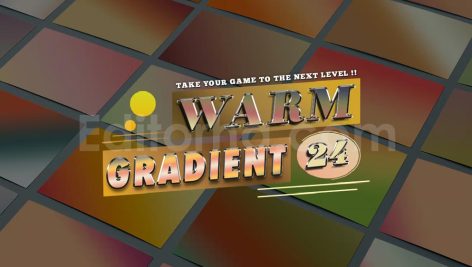 24 warm gradients photoshop