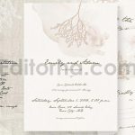 دانلود فایل لایه باز ست کارت دعوت عروسی زمستانی Winter Wedding Invitation