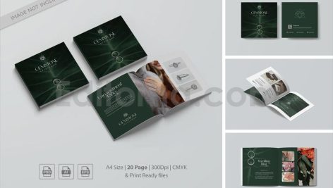 square wedding ring catalogue brochure