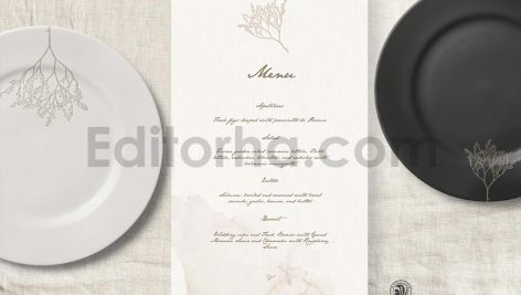 دانلود فایل لایه باز ست کارت دعوت عروسی زمستانی Winter Wedding Invitation