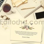دانلود فایل لایه باز کارت دعوت عروسی با رنگ بژ