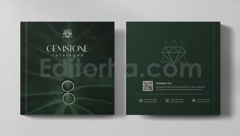 square wedding ring catalogue brochure