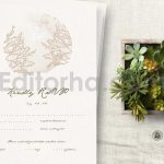 دانلود فایل لایه باز ست کارت دعوت عروسی زمستانی Winter Wedding Invitation