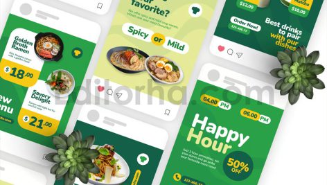 دانلود فایل لایه باز پست اینستاگرام برای نمایش جذاب غذا، نوشیدنی‌ و دستور پخت‌