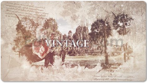 دانلود پروژه آماده پریمیر: اسلایدشو تاریخی و قدیمی Vintage History