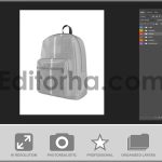 Backpack Mockup - Half Side View5