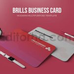 brills company business card