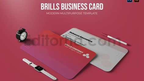 brills company business card
