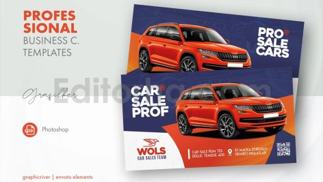 Car Sales Business Card Templates