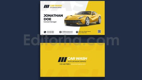 Car Wash Business Card