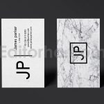 James Marble Business Card Template