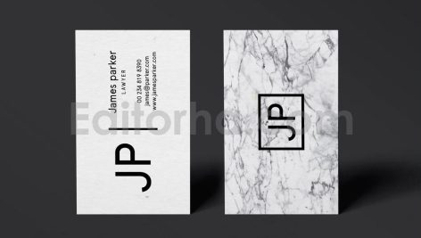 James Marble Business Card Template