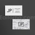 James Marble Business Card Template
