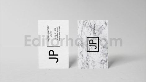 James Marble Business Card Template