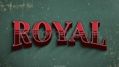 Deco Vintage Text Effect