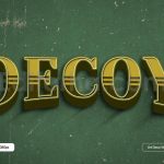 Deco Vintage Text Effect