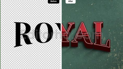 Deco Vintage Text Effect