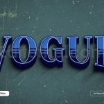 دانلود استایل آماده متن گرادیانت و نوستالژی Deco Vintage Text Effect